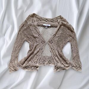 Rare VS Angels Y2K Crochet Cardigan